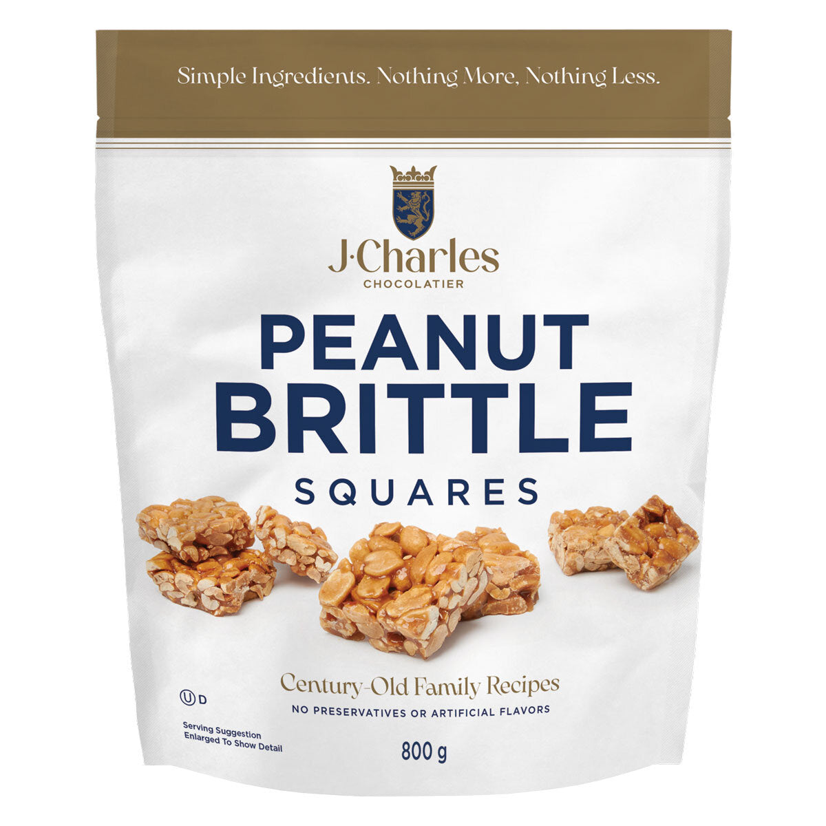 J.Charles peanut brittle squares 800g, UK version