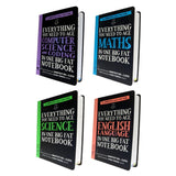 Big Fat Notebooks study guide set Maths English Science Computer Science, imported from the UK