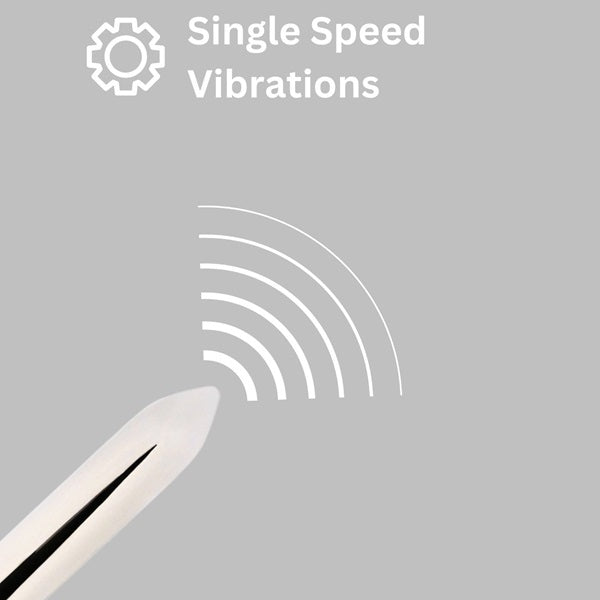 Loving Joy single speed silver bullet vibrator - British product