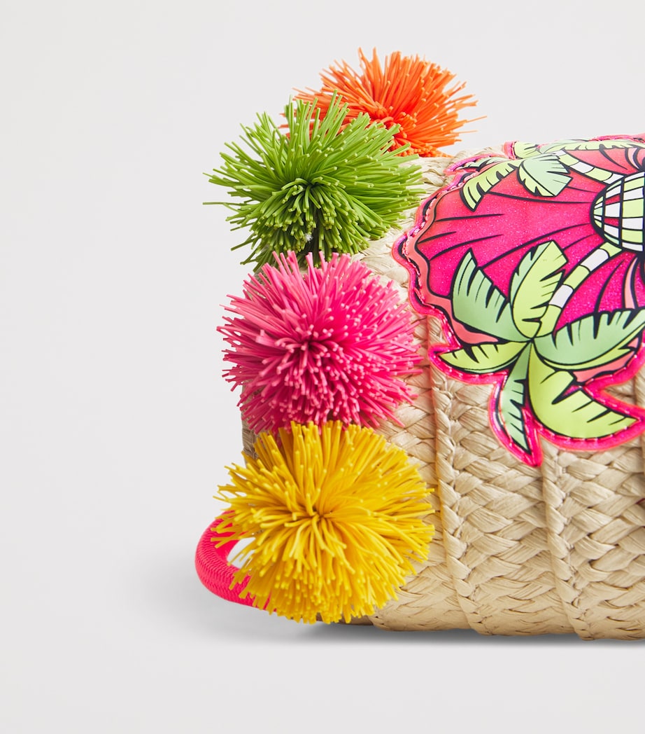 Billieblush woven palm tree cross-body bag - British product