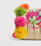 Billieblush woven palm tree cross-body bag - British product