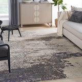 Celestial Ivory Grey Rug in 4 Sizes GOODS Costco UK