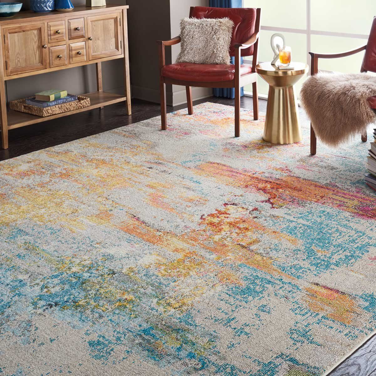 Celestial Sealife Rug in 4 Sizes GOODS Costco UK