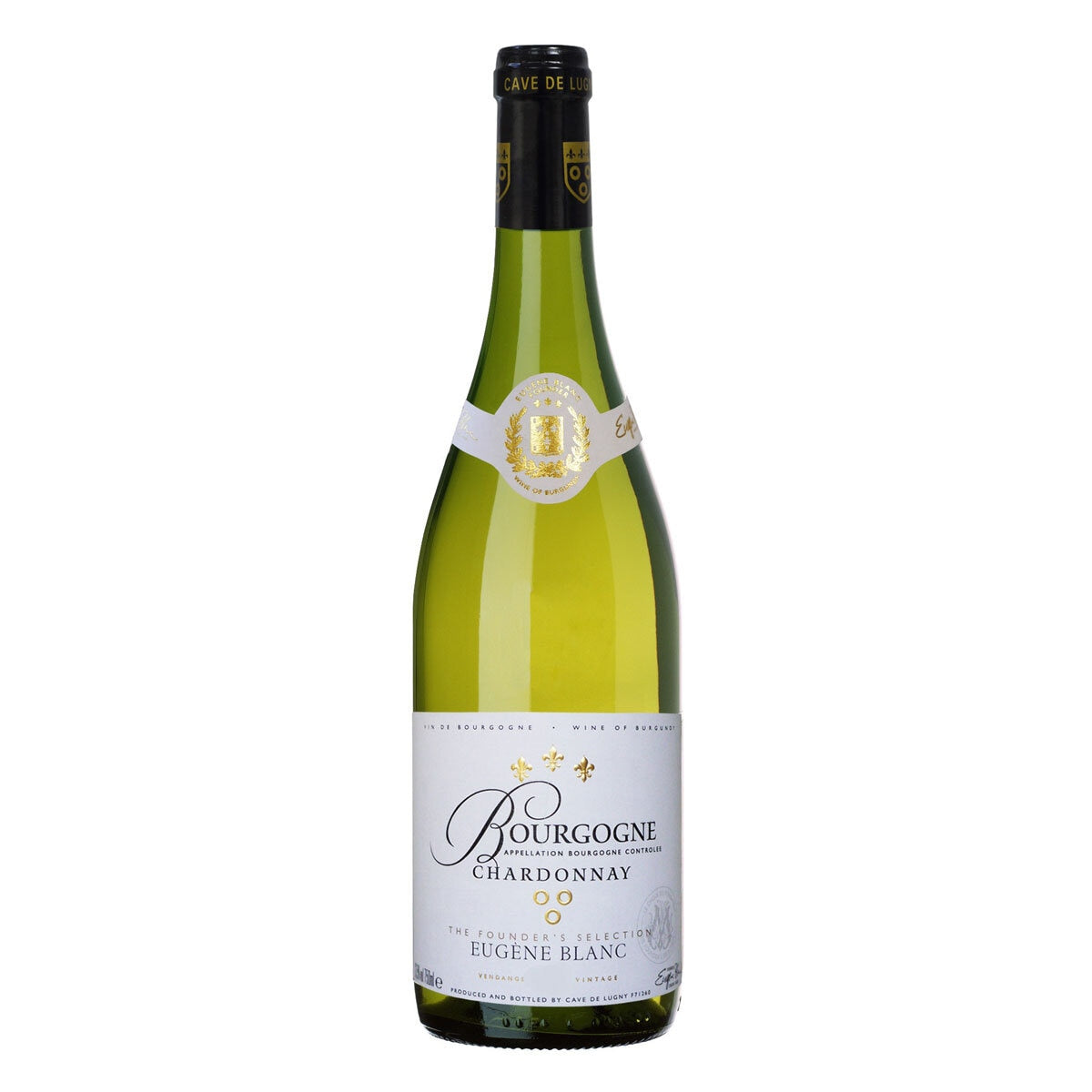 Cave de Lugny Bourgogne Chardonnay Eugene Blanc white wine 75cl - British product