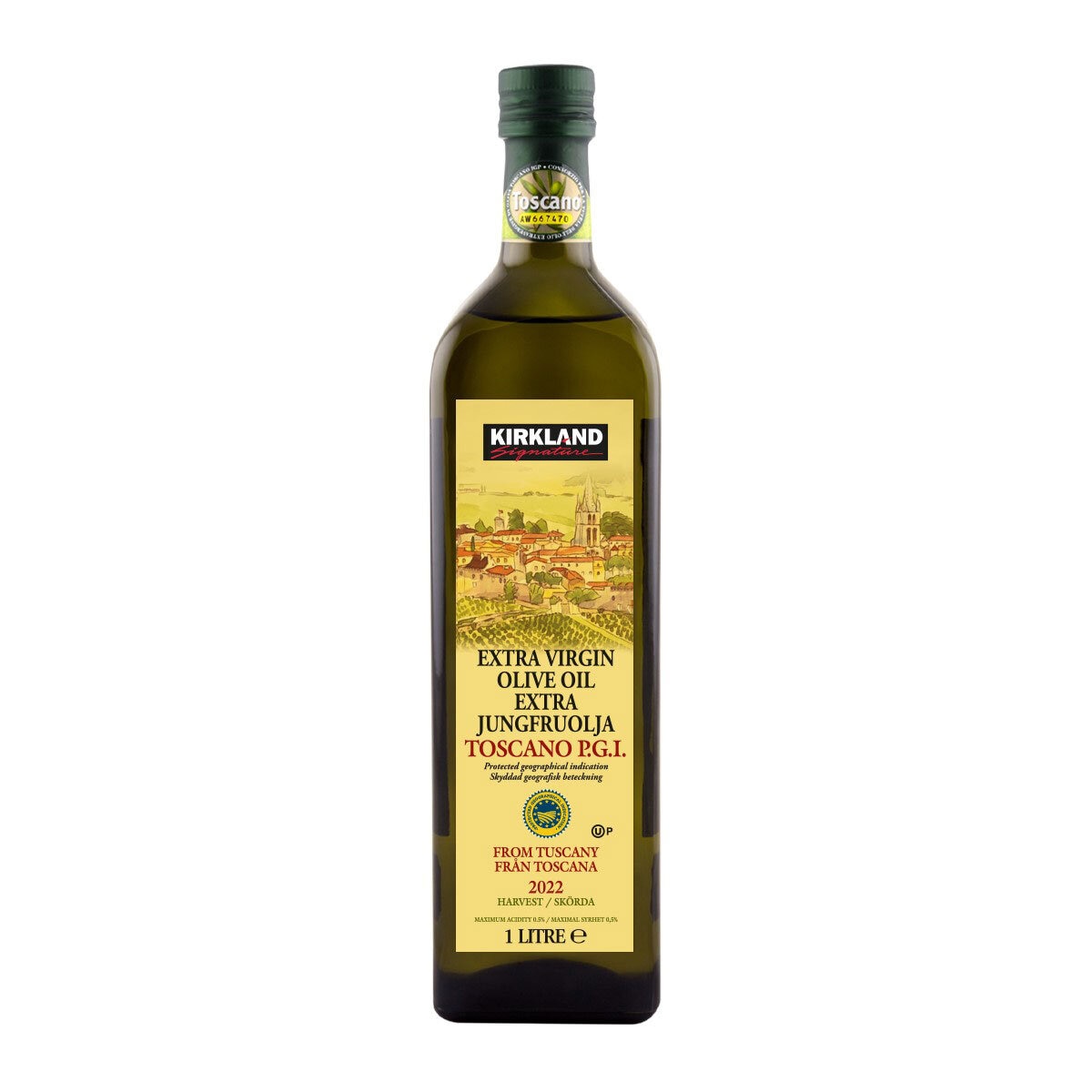 Kirkland Signature Toscano Extra Virgin Olive Oil, 1L