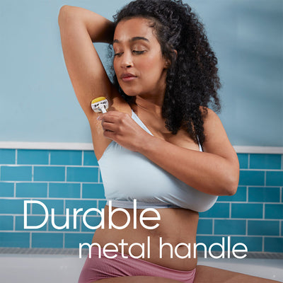 Costco UK Gillette Venus Comfortglide med Olay Platina Metallhåndtak & 8 Blader Barberhøvel- Kjøp på nett hos McGrocer