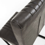 Shankar grey faux leather cantilever dining chair 2 pack, UK version