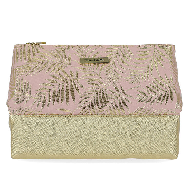 Tahari cosmetic bag with three sections (British brand)