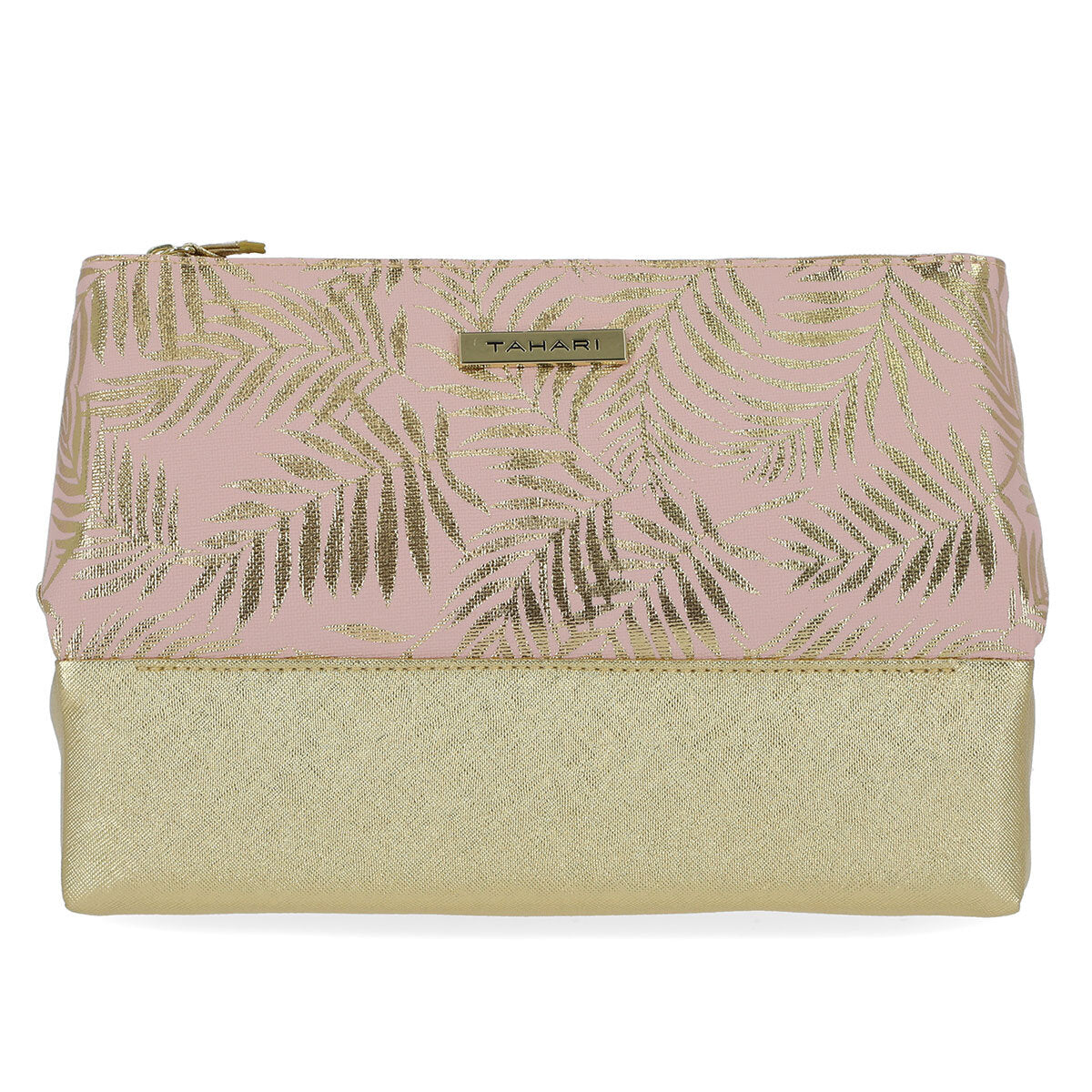 Tahari cosmetic bag with three sections (British brand)