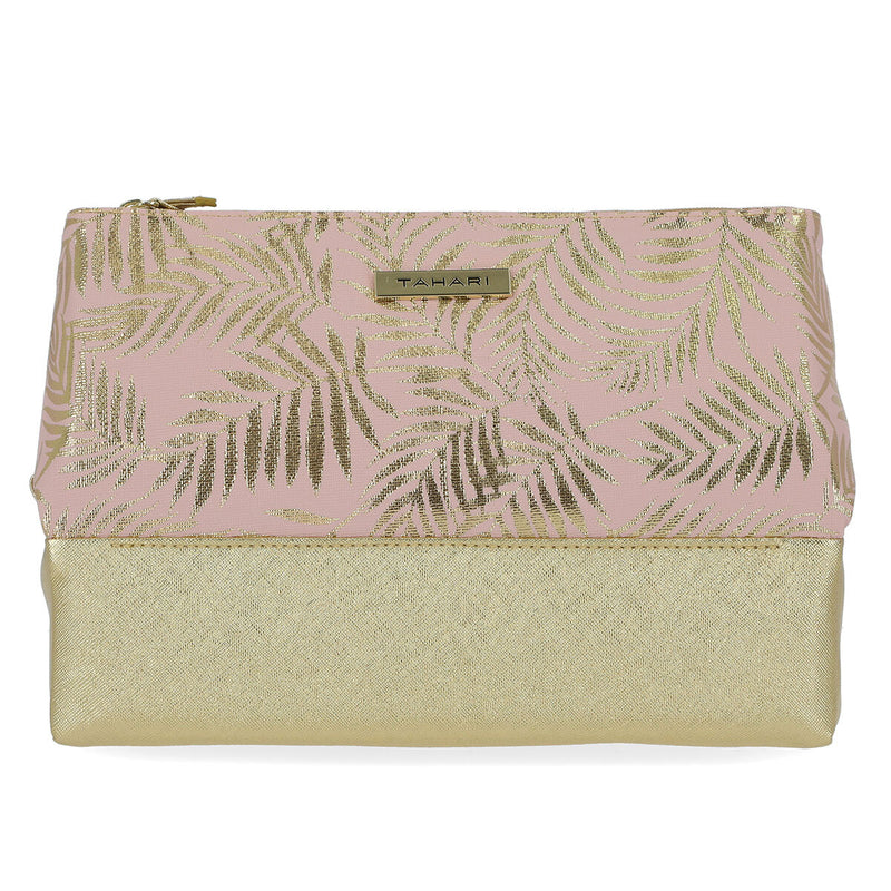 Tahari cosmetic bag with three sections (British brand)