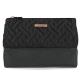 Tahari cosmetic bag with three sections (British brand)