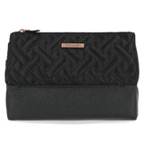 Tahari cosmetic bag with three sections (British brand)