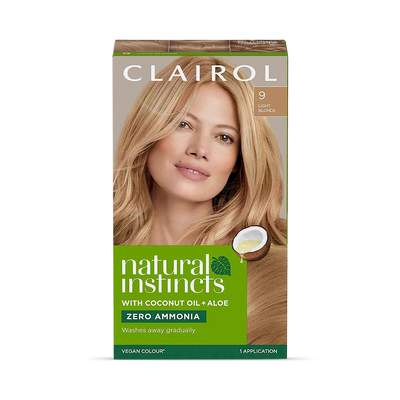 Holland & Barrett Clairol Natural Instincts Light Blonde 9 Hair Colour- Buy online at McGrocer