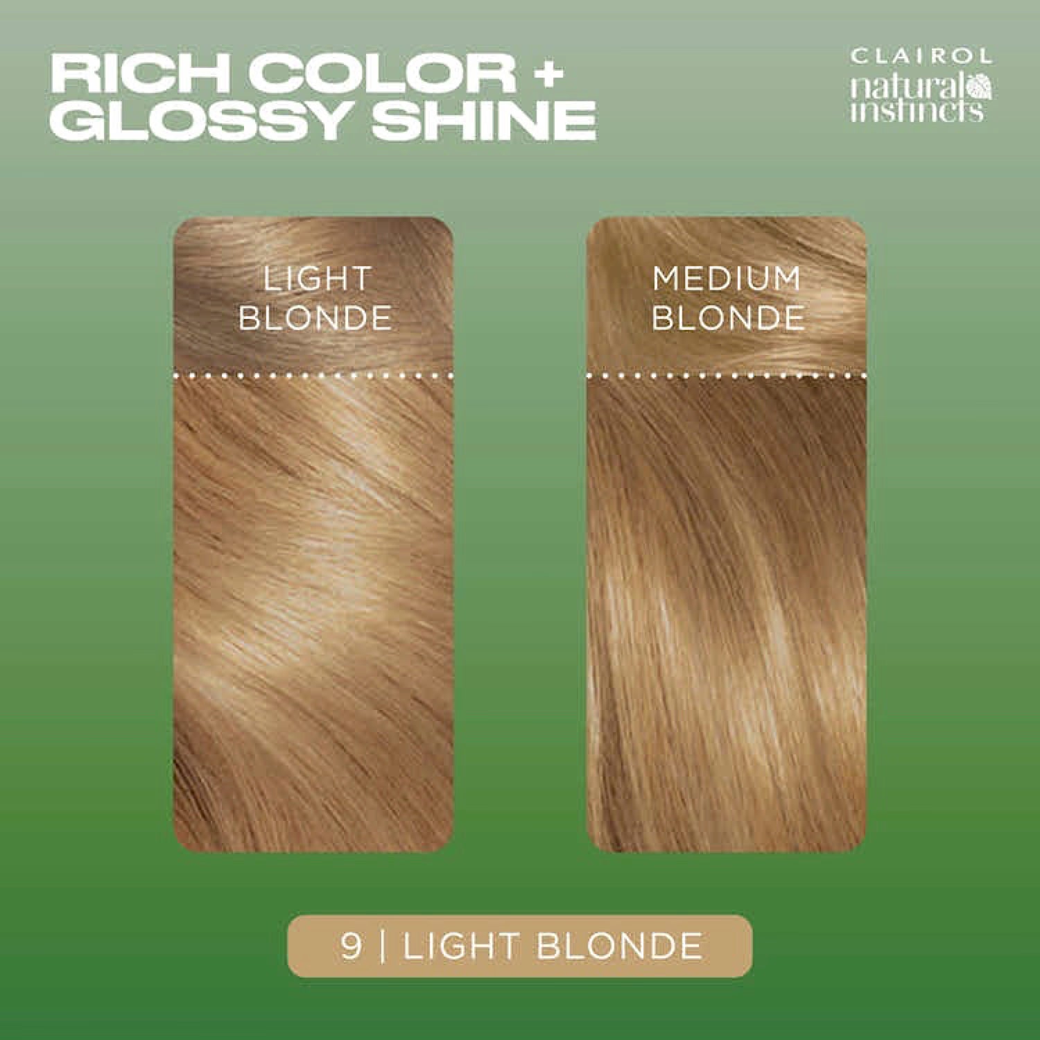 Clairol hair colour Light Blonde 9, imported from the UK