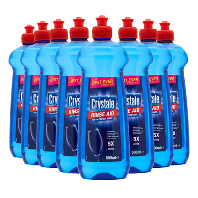 Costco UK Crystale Dishwasher Rinse Aid 8 x 500ml- Buy online at McGrocer