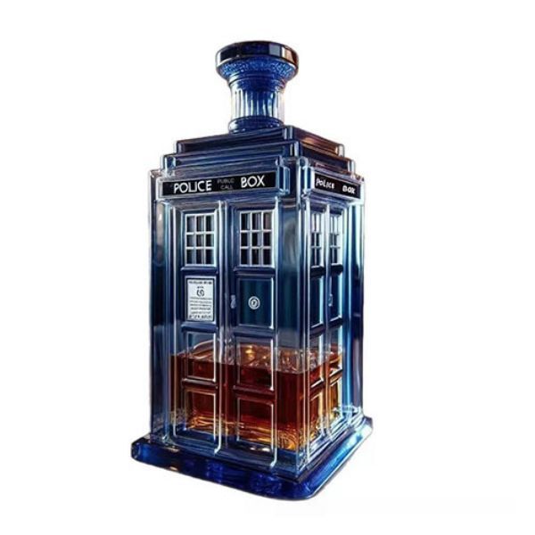 Leaper phone booth shaped whisky bottle, imported from the UK