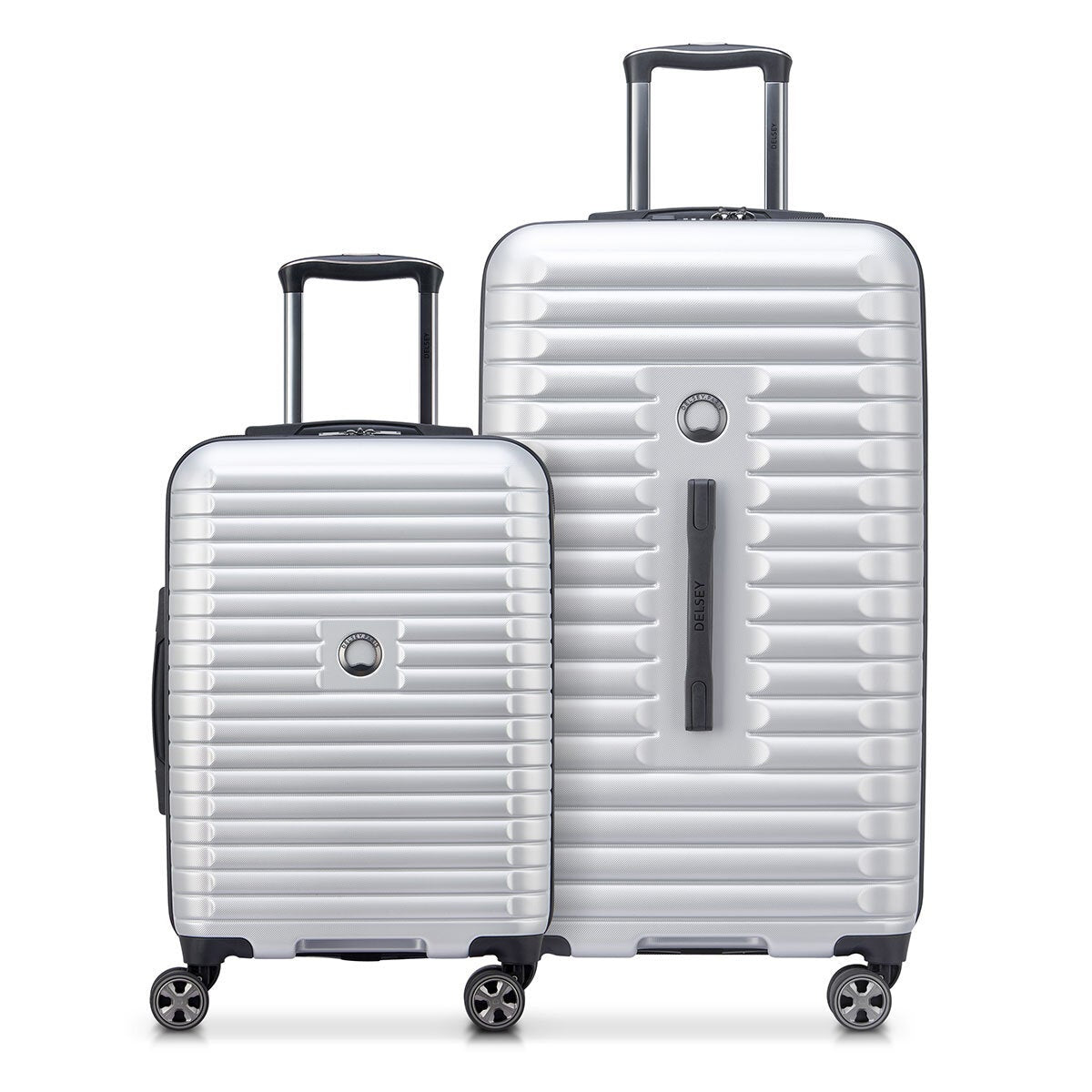 Delsey 2 Piece Hardside Trunk Set Luggage in 2 Colours