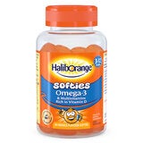 HalibOrange Omega-3 orange flavour multivitamin softies 3 x 60 count, UK version