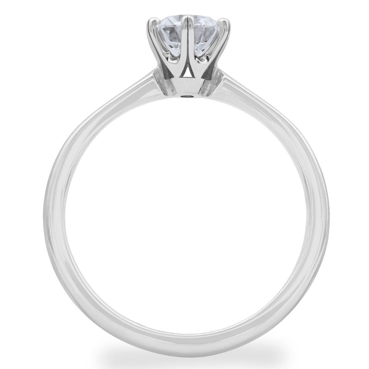 Costco diamond solitaire ring round brilliant cut 0.70ct platinum (British brand)
