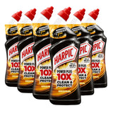 Harpic liquid toilet cleaner Freshening 6 x 750ml, UK version