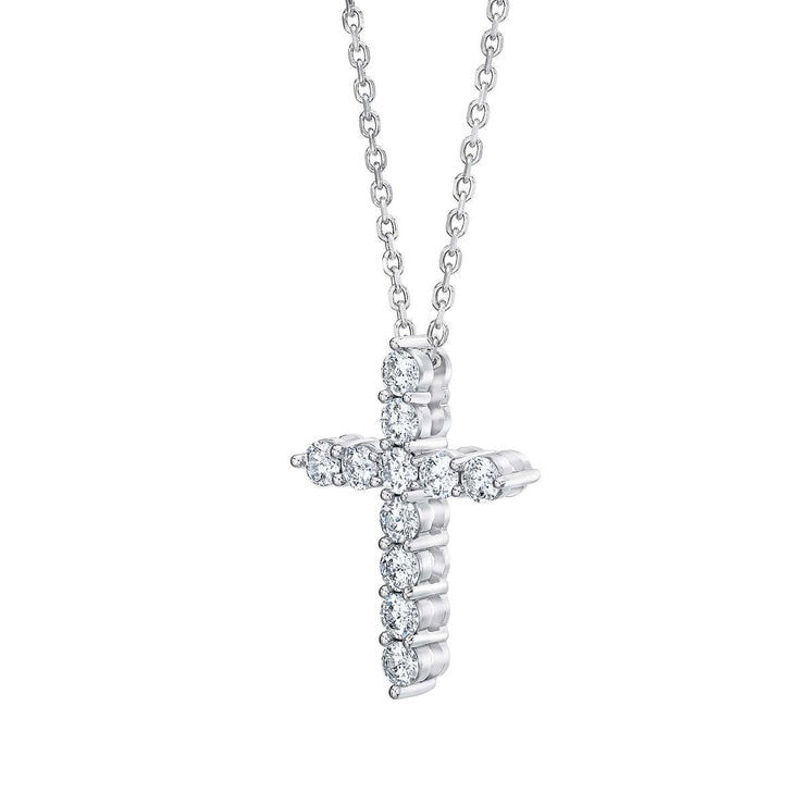 Pendentif croix en diamant Costco 1,00 cttw, 18 pouces, importé du Royaume-Uni