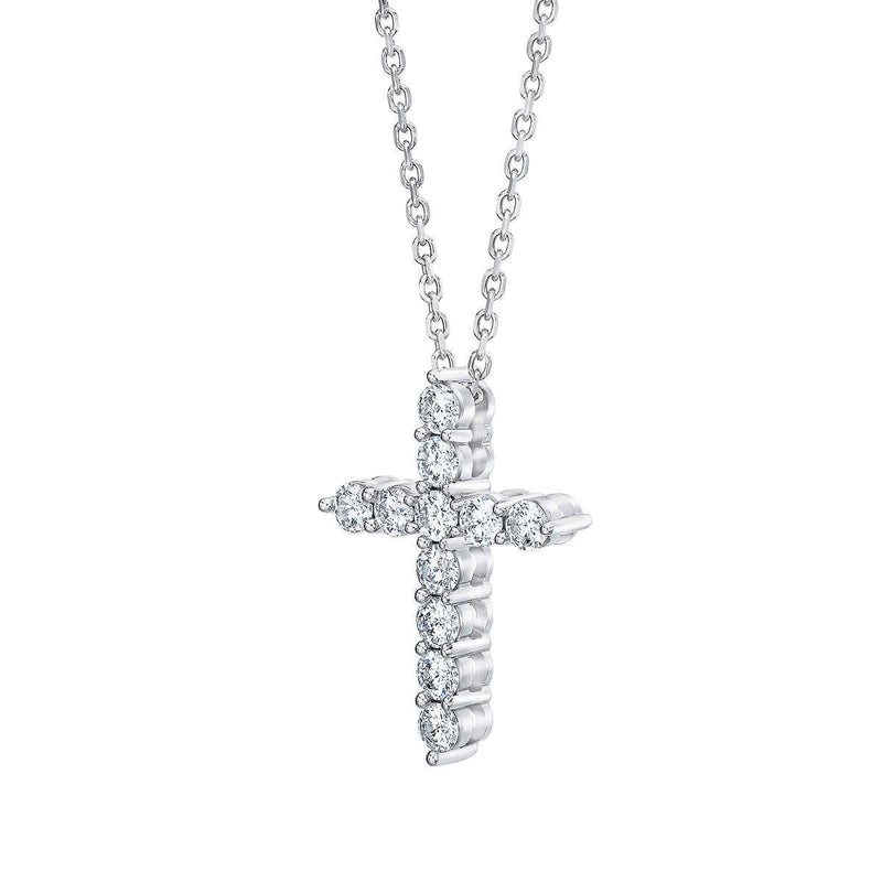 Pendentif croix en diamant Costco 1,00 cttw, 18 pouces, importé du Royaume-Uni