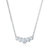 Costco 1.00ctw round brilliant diamond necklace white gold - British product