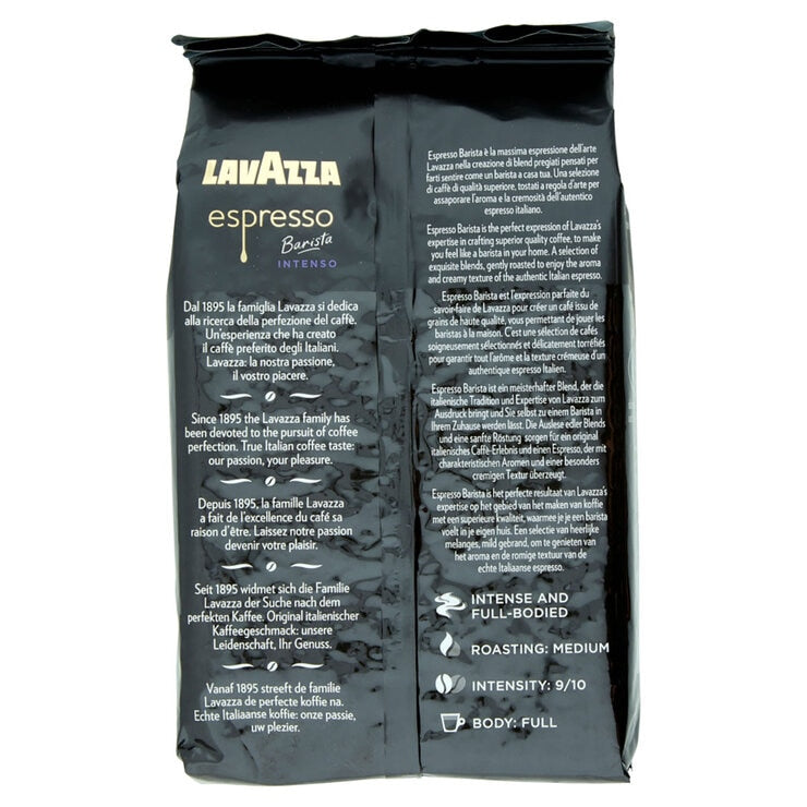 Lavazza Espresso Barista Intenso Coffee Beans 1kg, UK version