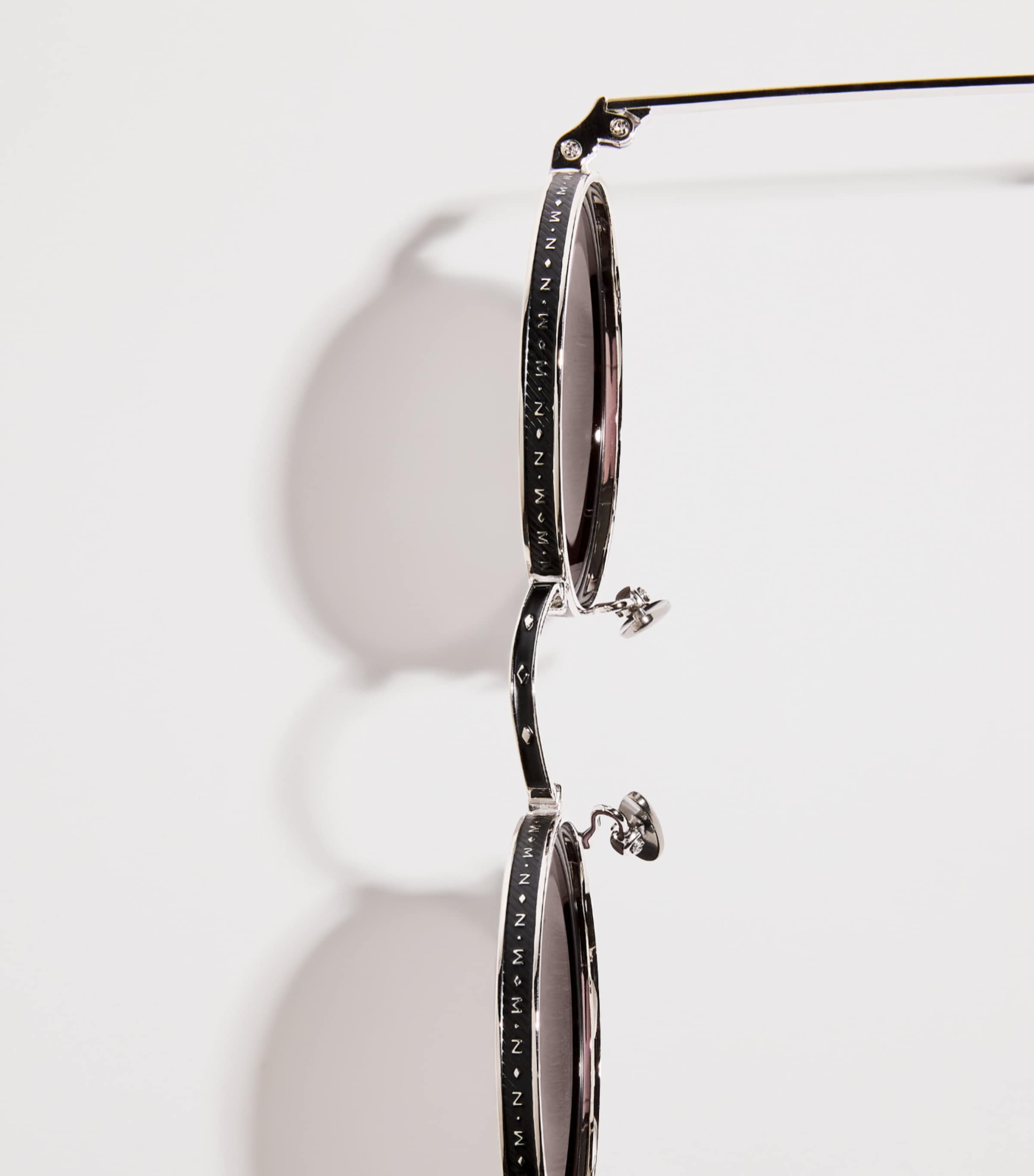 Matsuda M3100 runde Sonnenbrille handgefertigt Titan, UK-Version