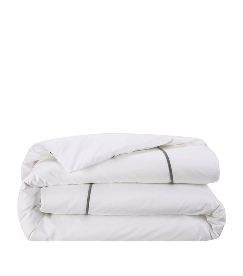 Yves Delorme Athena Platine King Duvet Cover 240cm x 220cm (British brand)