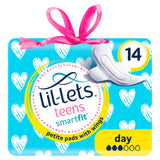 Lil-Lets Teens Day Ultra Towels with Wings x14 feminine care Sainsburys   