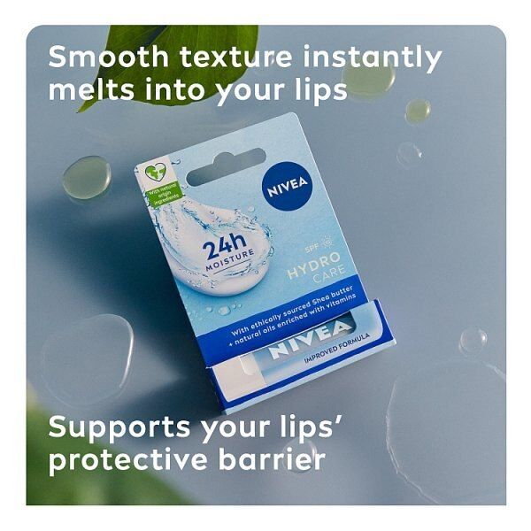 NIVEA Hydro Care Lip Balm with Jojoba Oil SPF15 4.8g GOODS Superdrug   