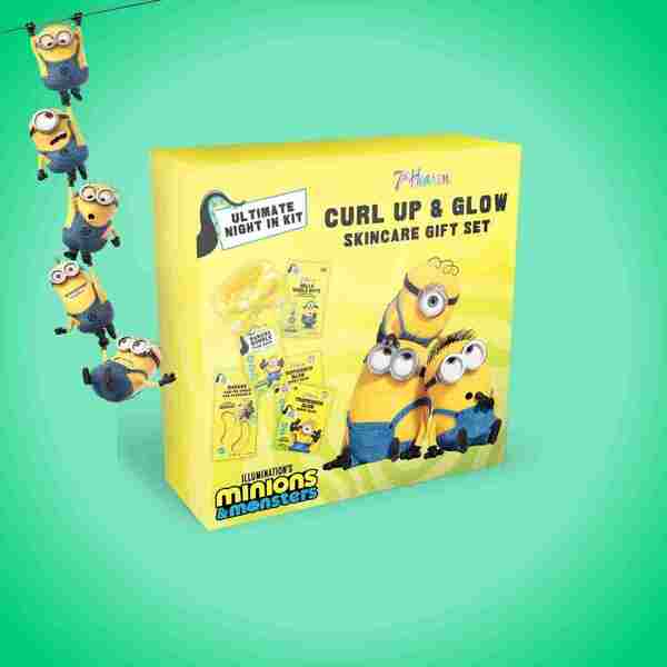 7th Heaven Minions Curl up and Glow skincare gift set - British product