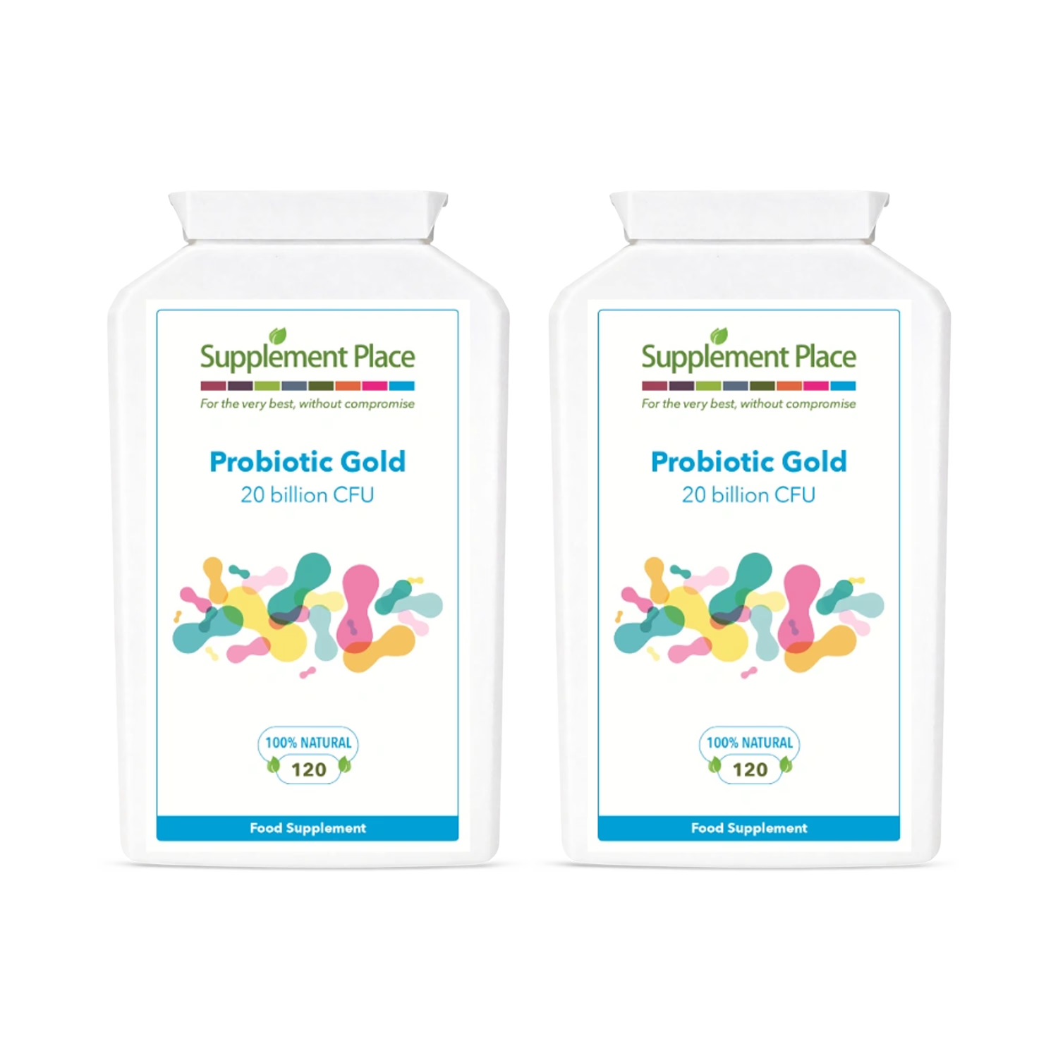 Supplement Place probiotic Gold 20 billion CFU 240 capsules UK version