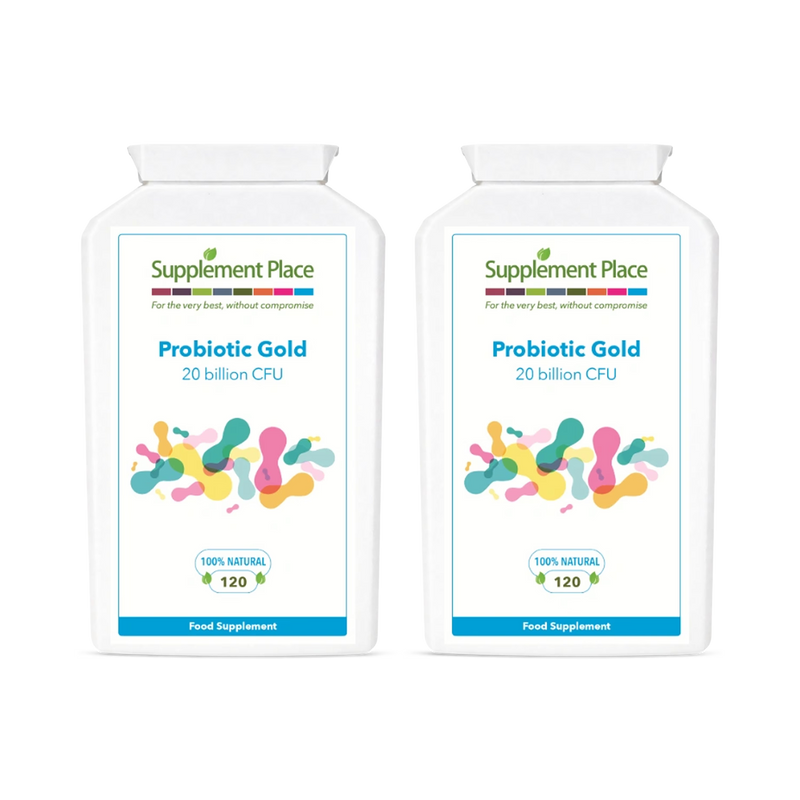 Supplement Place probiotic Gold 20 billion CFU 240 capsules UK version