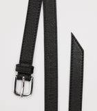 Eleventy Gürtel aus genarbtem Leder 2cm, importiert aus dem Vereinigten Königreich