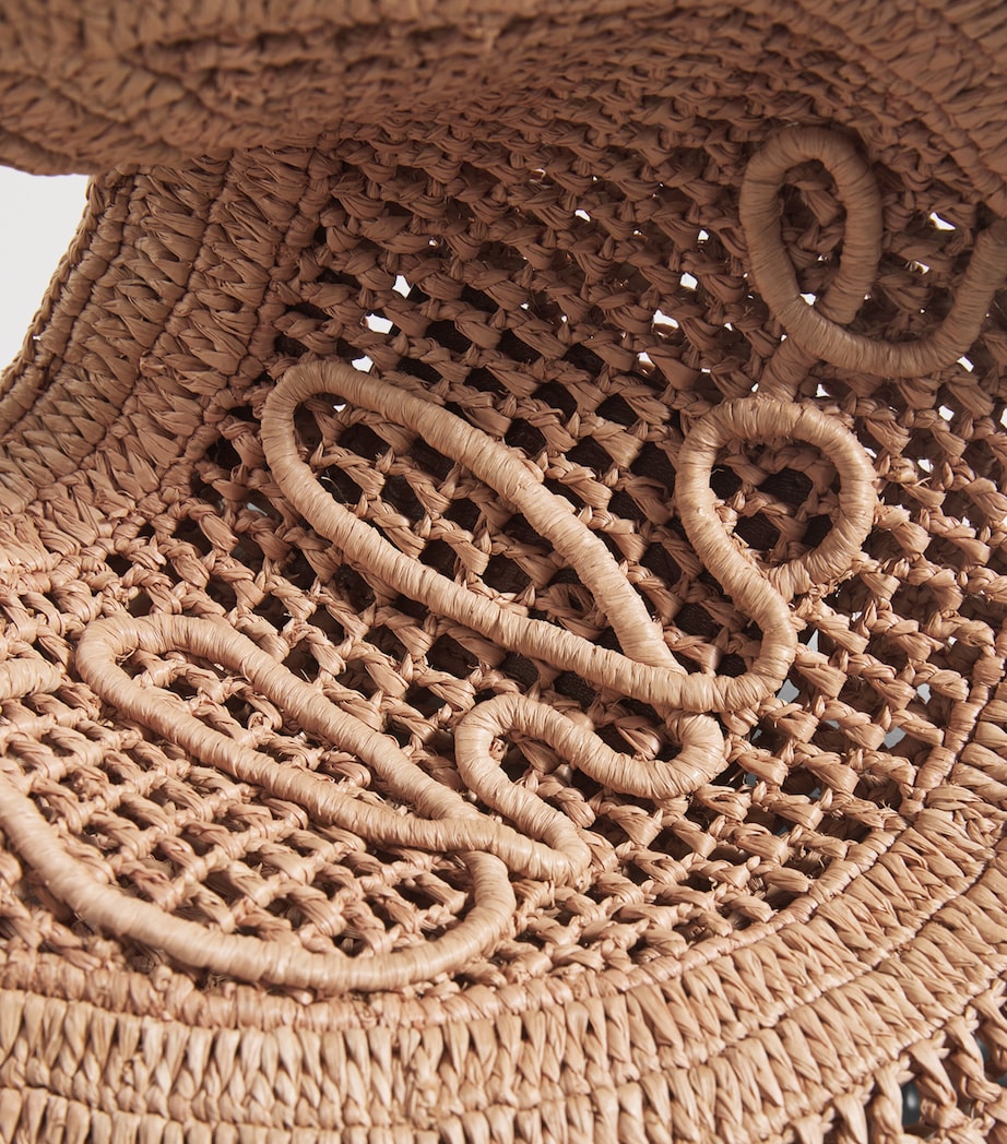 Chloé raffia banana shoulder bag (British brand)