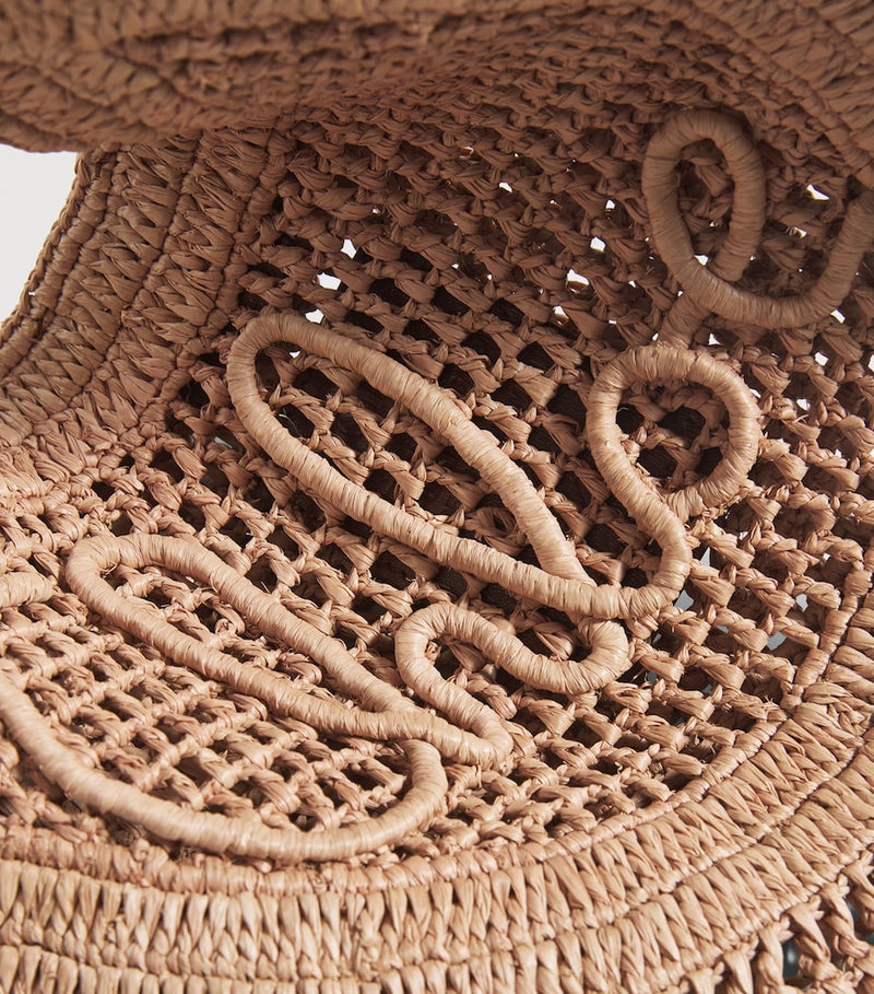 Chloé raffia banana shoulder bag (British brand)