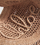 Chloé raffia banana shoulder bag (British brand)