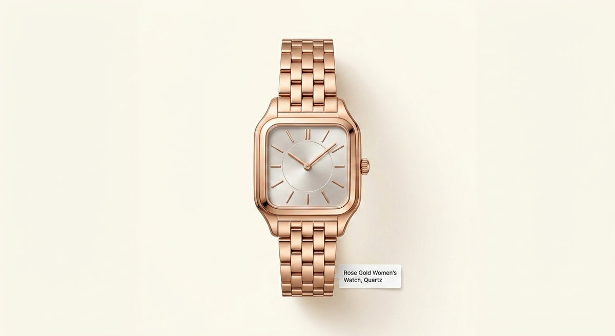 Cartier Panthère rose gold diamond small watch, imported from the UK
