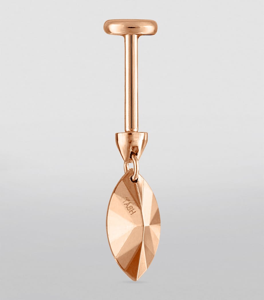 Maria Tash faceted marquise earring 7.5mm (British brand)
