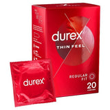 Durex Thin Feel Condoms Enhanced Sensitivity Regular Fit 20s GOODS Superdrug   