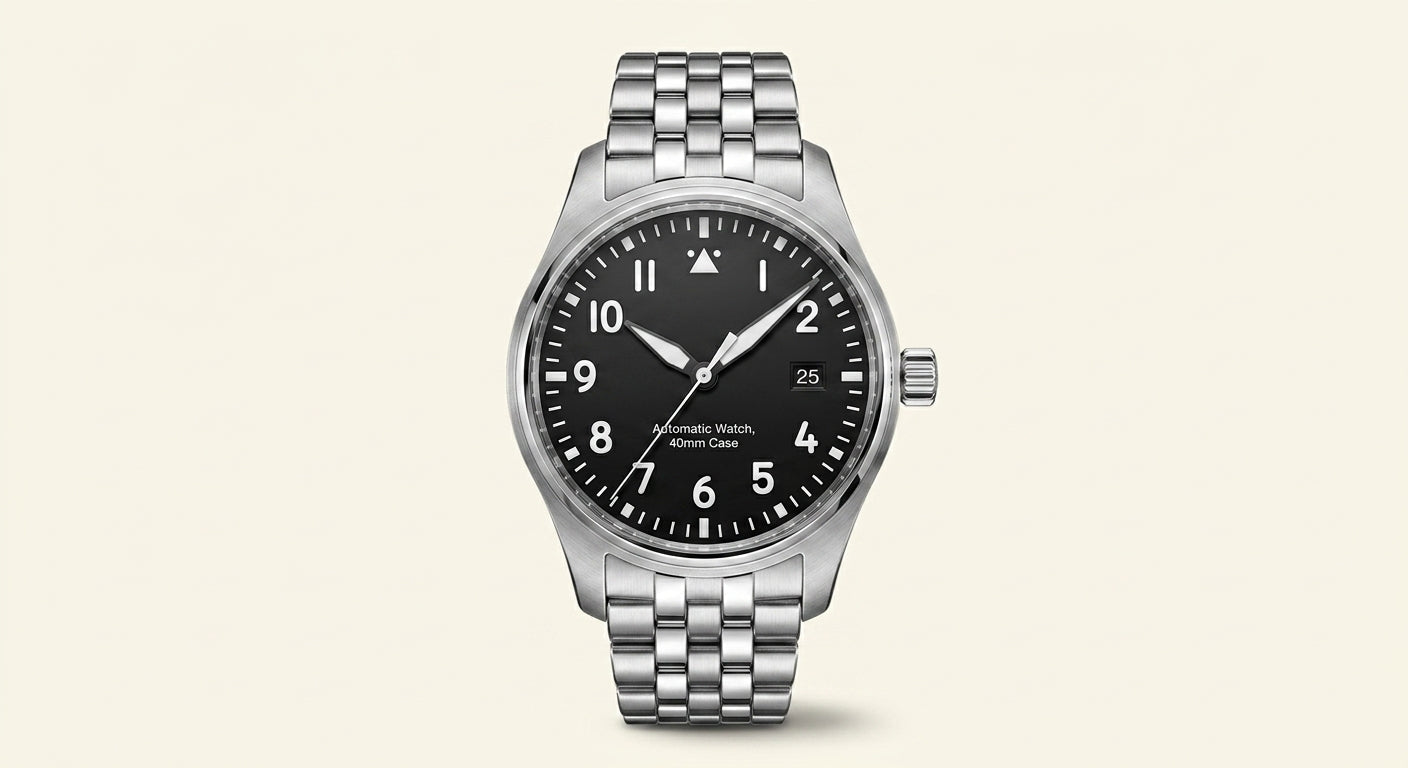 IWC Schaffhausen Pilot's Mark XX automatic watch 40mm, imported from the UK