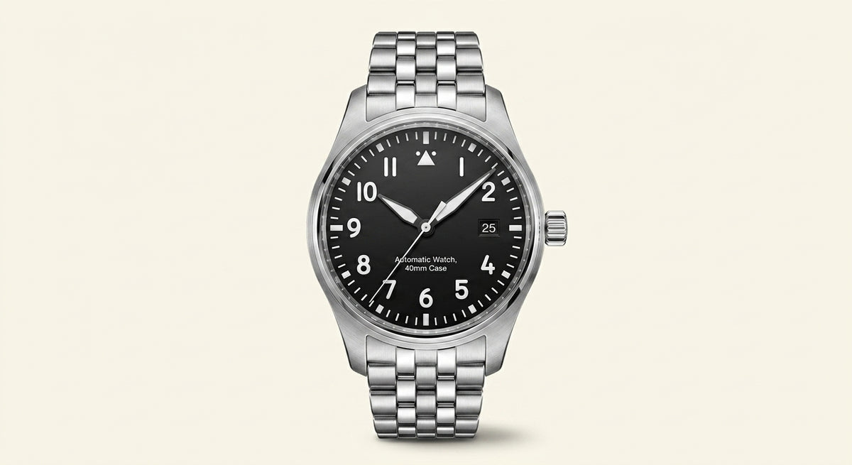 IWC Schaffhausen Pilot's Mark XX automatic watch 40mm, imported from the UK