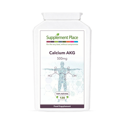 Holland & Barrett Supplement Place Calcium AKG 500mg Capsules 120 Count- Buy online at McGrocer