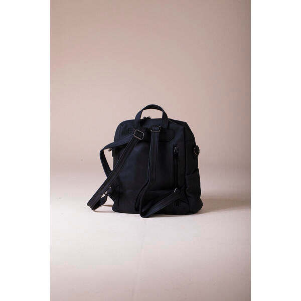 SVNX faux leather backpack black - British product