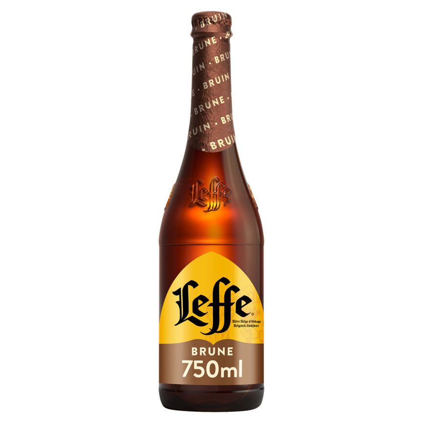 Leffe Brune Abbey Beer Bottle