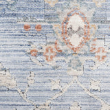 Elegant Heirloom Blue & Ivory Patterned Rug in 2 Sizes