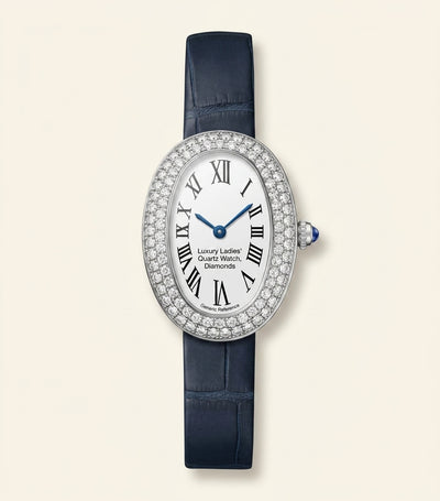 Harrods Cartier White Gold and Diamond Baignoire 1920 Watch 26mm- Buy online at McGrocer