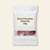 Holland & Barrett Dark Chocolate Raspberry Almonds 30g, UK version